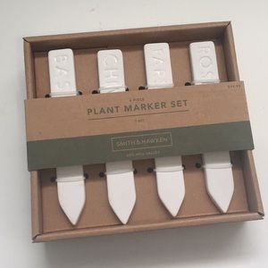 Target Plant Marker Set white garden